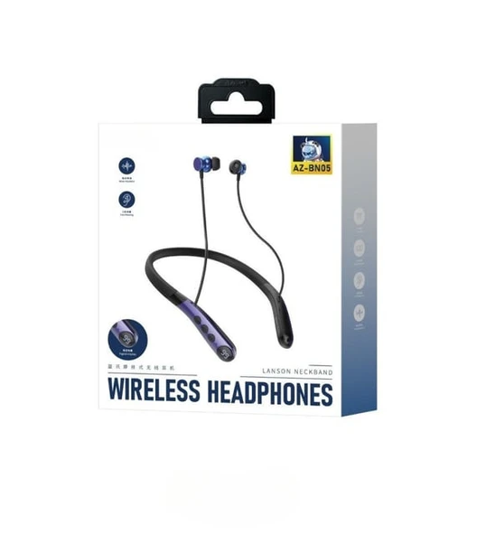 AZEDA WIRELESS BOYUNDAN ASMALI YARI KABLOSUZ KULAKLIK ürün görseli 1