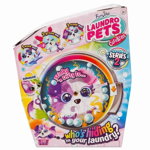 Cutekins Laundro Pets Sürpriz Peluş - Resim 7