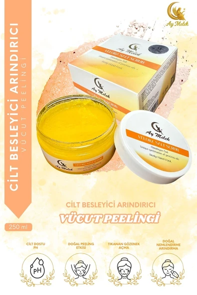 Sleek Body Scrub Besleyici Arındırıcı Nemlendiricili Vücut Peelingi Etkili Scrap ürün görseli 1