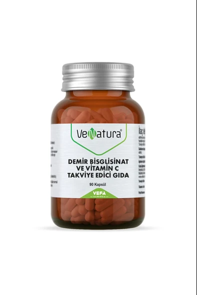 VeNatura Demir Bsg Ve Vitamin C 90 Kapsül ürün görseli 1