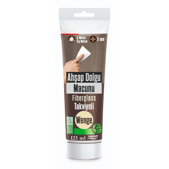 VENGE Renk Ahşap Parke Tamir Macunu Mobilya Masa Dolgu Çatlak Çizik Giderici 125 ML Kullanıma Hazır ürün görseli 1