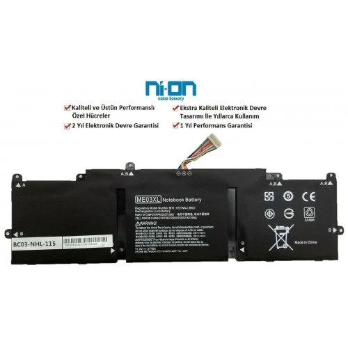 Nion Hp 787521-005 787089-541 uyumlu Notebook Batarya - Pil ürün görseli 1