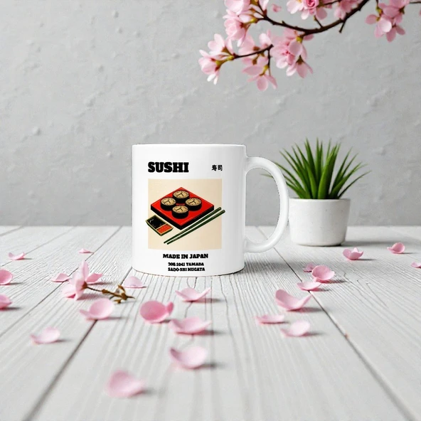 PRYDESIGN Japon Esintisi Seramik Kupa ürün görseli 1