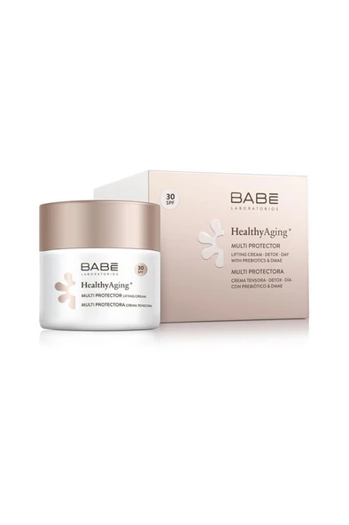 BABE HealthyAging+ Multi Protector Lifting Detox Day Cream SPF30 50 ml ürün görseli 1