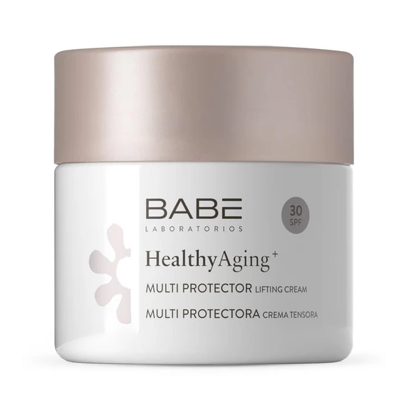 BABE HealthyAging+ Multi Protector Lifting Detox Day Cream SPF30 50 ml - Resim 2