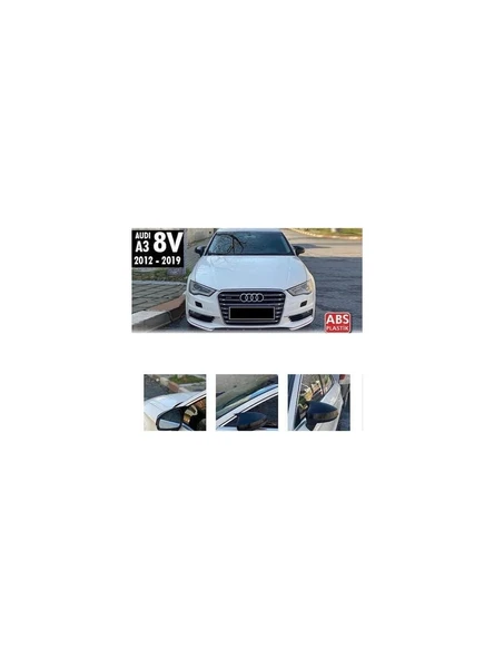 audi a3 8v (2012-2019) batman-yarasa parlak siyah ayna kapağı ürün görseli 1