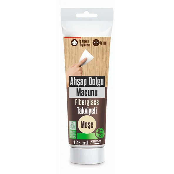 MEŞE Renk Ahşap Parke Tamir Macunu Mobilya Masa Dolgu Çatlak Çizik Giderici 125 ML Kullanıma Hazır ürün görseli 1