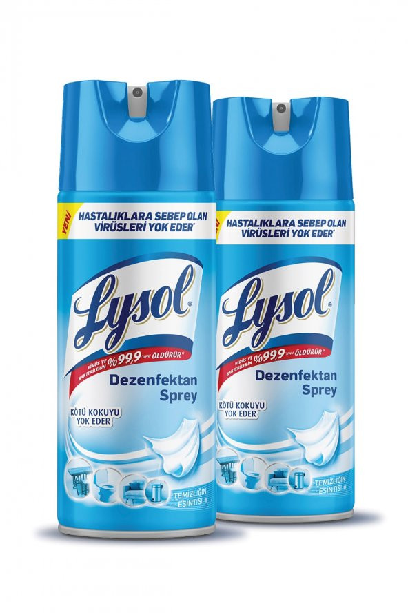 Dezenfektan Sprey Temizliğin Esintisi 2li, Yüzeyler Için, 2x400 Ml - Resim 2