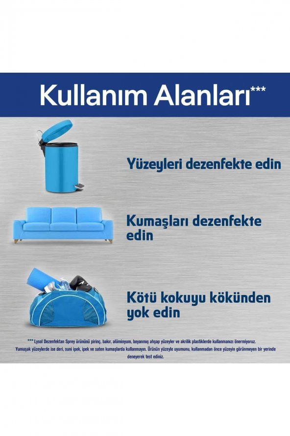 Dezenfektan Sprey Temizliğin Esintisi 2li, Yüzeyler Için, 2x400 Ml - Resim 6