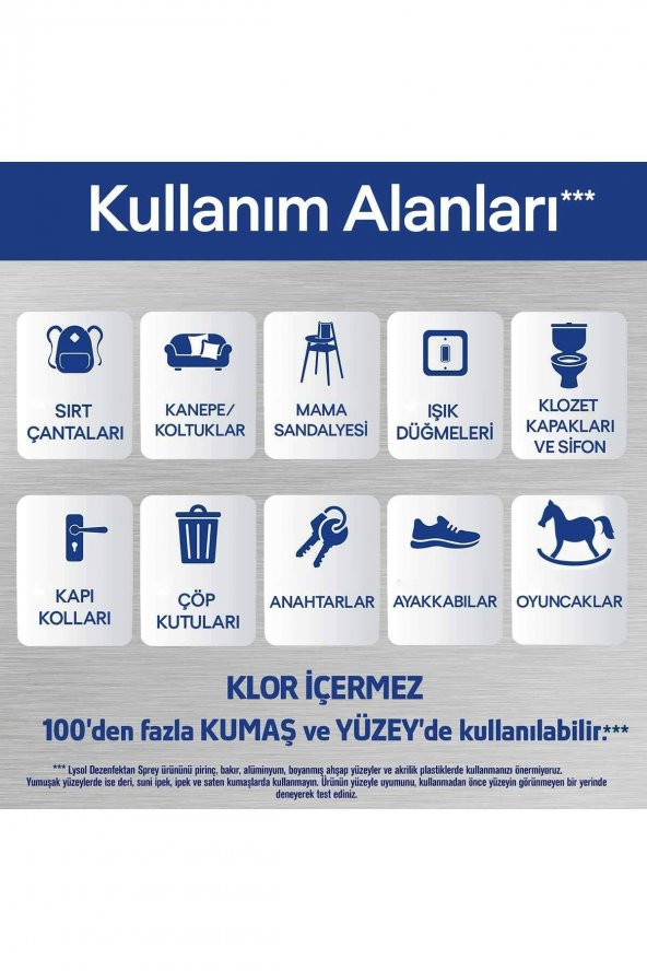 Dezenfektan Sprey Temizliğin Esintisi 2li, Yüzeyler Için, 2x400 Ml - Resim 7