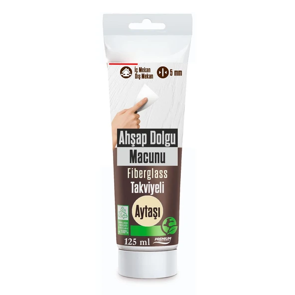 AYTAŞI Renk Ahşap Parke Tamir Macunu Mobilya Masa Dolgu Çatlak Çizik Giderici 125 ML Kullanıma Hazır ürün görseli 1