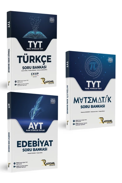 Tyt Türkçe Tyt Matematik Soru Bankası Ve Ayt Edebiyat Soru Bankası (3 KİTAP) ürün görseli 1