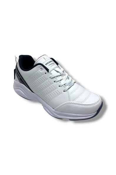 Wickers 2353-26 Cilt Deri  Anatomik Erkek Sneaker Beyaz Laci ürün görseli 1