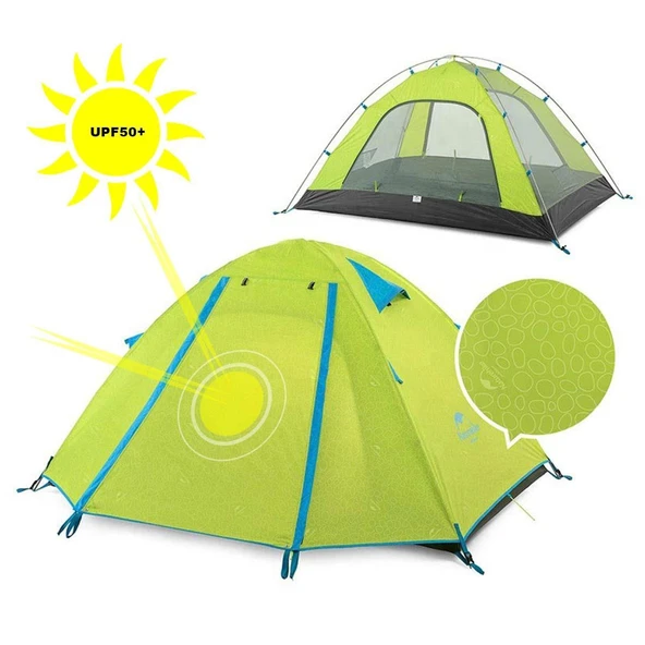 Naturehike P-Serisi 2 Kişilik Kamp Çadırı (Yeşil) ürün görseli 1
