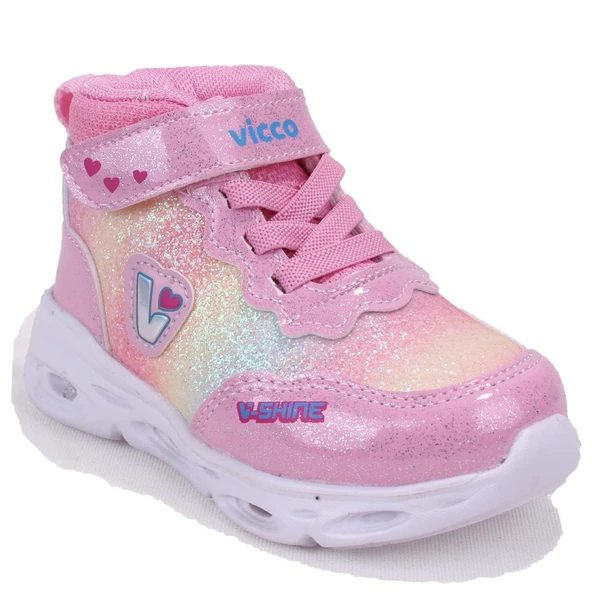 Vicco Poni 946B25K430 Pembe Ortopedik Günlük Kız Çocuk Spor Bot ürün görseli 1
