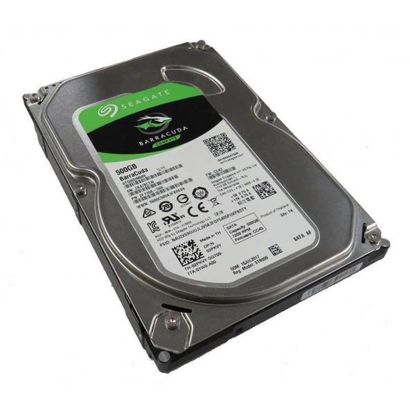 Seagate Barracuda 500GB 3.5" 7200RPM 32MB SATA 3.0 NCQ Sabit Disk ST500DM009 ürün görseli 1