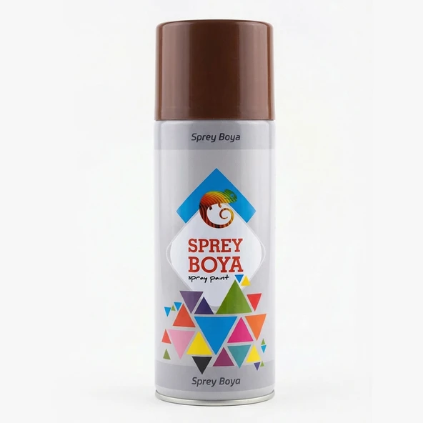 Kahverengi Sprey Boya 400 ml Metal Ahşap Beton Yüzeylere Uygun Hobi Dekoratif Amaçlı Sprey Boya ürün görseli 1