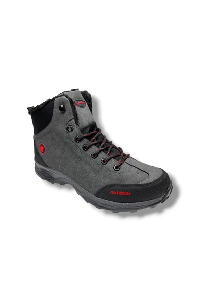 Jagulep 4058-26 Anatomik İçi Kürklü Outdoor Erkek Bot Füme Siyah 45-47 ürün görseli 1