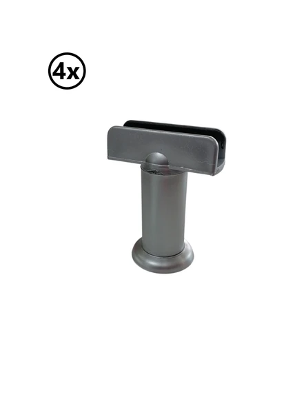 Doğru Urban Ayak 8 cm Saten U Geçme Mobilya Ayağı x 4 Adet ürün görseli 1