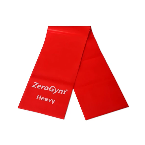Zerogym Egzersiz Bandı Pilates Bandı, 150cmx15cmx0,65cm Kırmızı Ağır ürün görseli 1