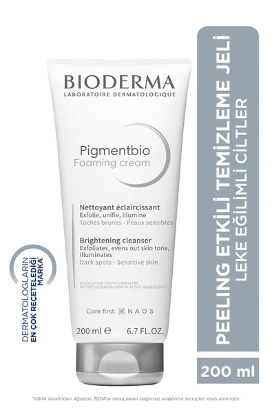 Bioderma Pigmentbio Foaming Cream 200 ml. (S.K.T. : 30/09/2026) ürün görseli 1