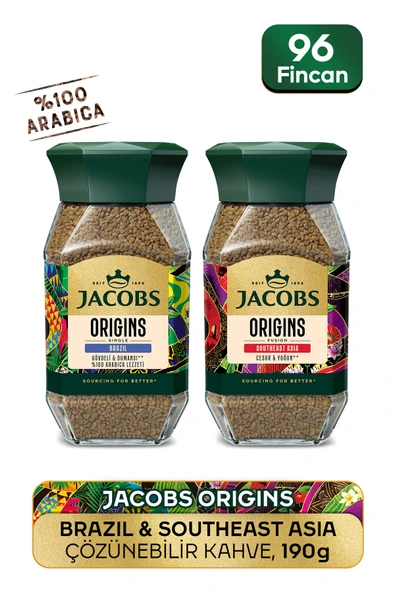 Origins Brazil & Southeast Asia Çözüneblir Kahve 2 X 95g ürün görseli 1
