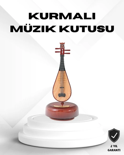 Figürlü Müzik Kutusu Zarif Melodili Dekoratif Model ürün görseli 1