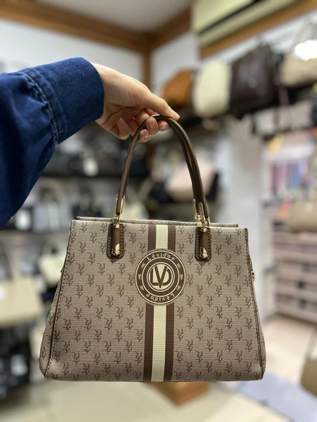 Monogram Desenli  Kadın El Çantası -930361 - Resim 4