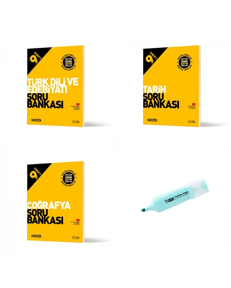 9.Sınıf Edebiyat Tarih Ve Coğrafya Soru Bankası (Yeni Müfredat) ürün görseli 1