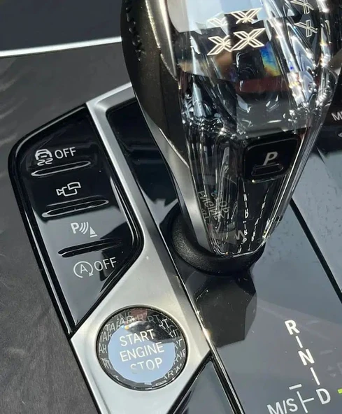 Lüks Kristal Görünümlü Otomatik Vites Topuzu ürün görseli 1