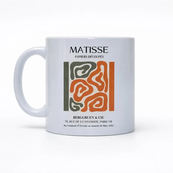 PRYDESIGN Matisse Renk Dansı Seramik Kupa - Resim 5