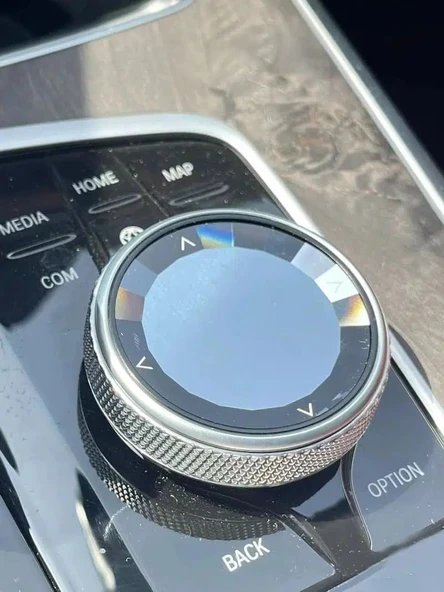 Lüks Kristal Görünümlü Otomatik Vites Topuzu ürün görseli 1