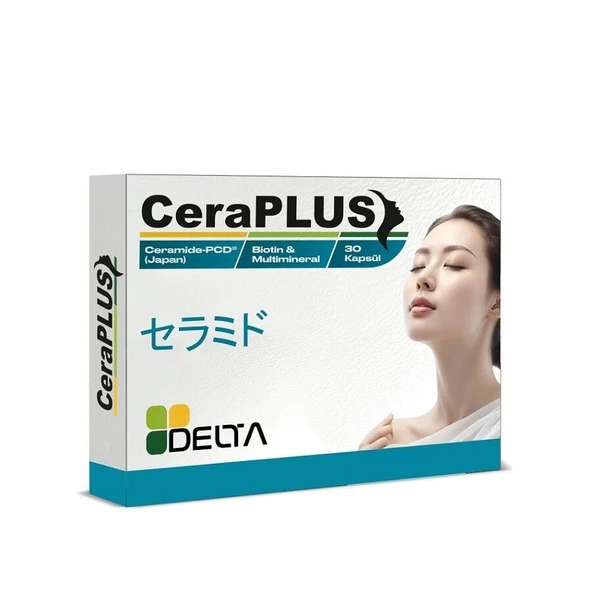 Delta Ceraplus Seramid Biotin Multimineral 30 Kapsül ürün görseli 1