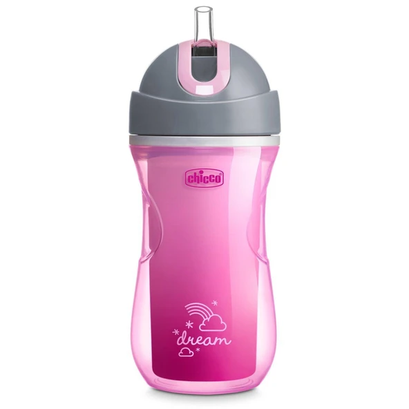 Chicco Isı Yalıtımlı Pipetli Spor Bardak 14 Ay+ 266 ml ürün görseli 1