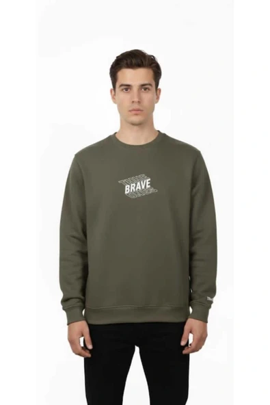 The Brave Premium Erkek Sweatshirt 3 Iplik ürün görseli 1