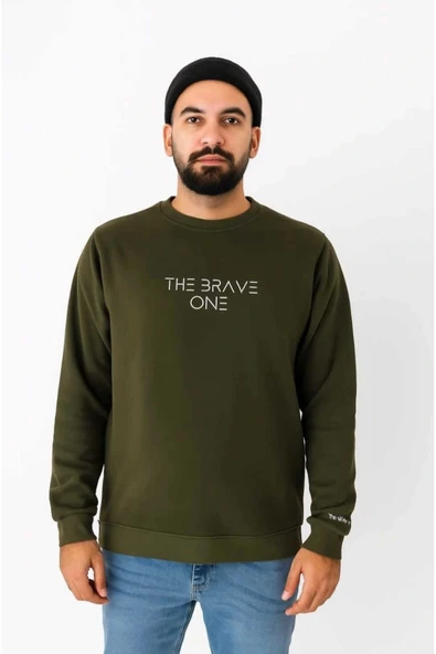 The Brave Premium Erkek Sweatshirt 3 Iplik ürün görseli 1