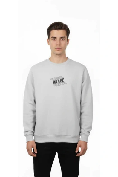 The Brave Premium Erkek Sweatshirt 3 Iplik ürün görseli 1