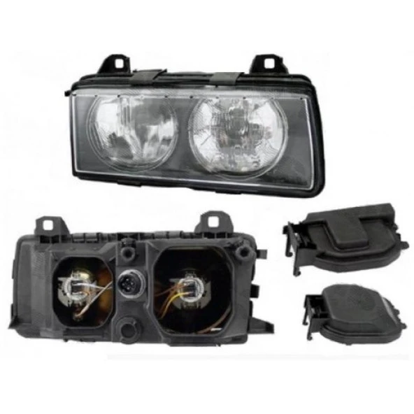 BMW E36 H7 SAĞ FAR HELLA 63128363496 ürün görseli 1