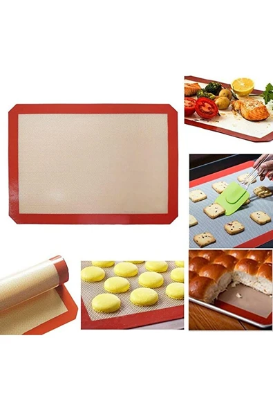 Mucit Home Silikon Yanmaz Yapışmaz Pişirme Matı Gıdaya Uyumlu ürün görseli 1