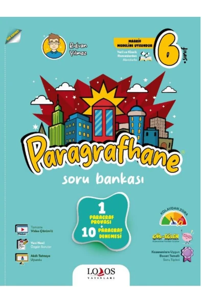 6. Sınıf Paragrafhane Soru Bankası Lodos Yayınları ürün görseli 1