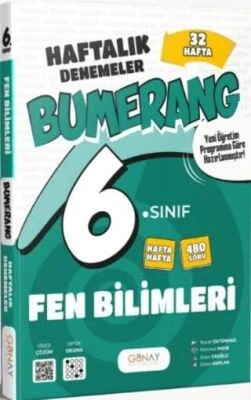 Günay 6.Sınıf Bumerang 32 Haftalık Fen Bilimleri Denemeler ürün görseli 1