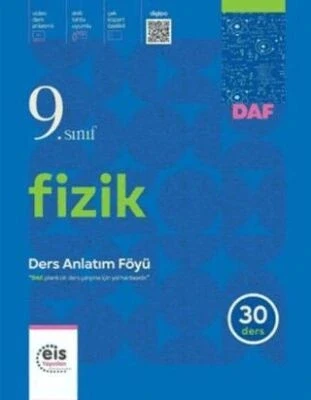 EİS 9.SINIF FİZİK DERS ANLATIM FÖYÜ 30 FÖY ürün görseli 1