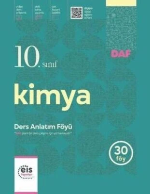 EİS 10.SINIF KİMYA DERS ANLATIM FÖYÜ 30 FÖY ürün görseli 1