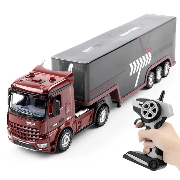 Long Vehicle Kumandalı Işıklı Dorseli Pilli Tır ürün görseli 1