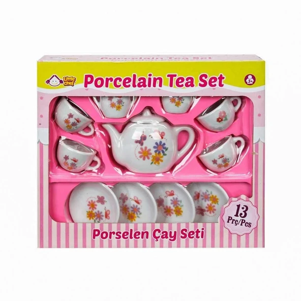 Sunman Porselen Çay Takımı 13 Parça - Resim 4