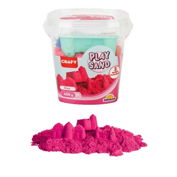 Oyun Kumu Seti Pembe 450 g ürün görseli 1