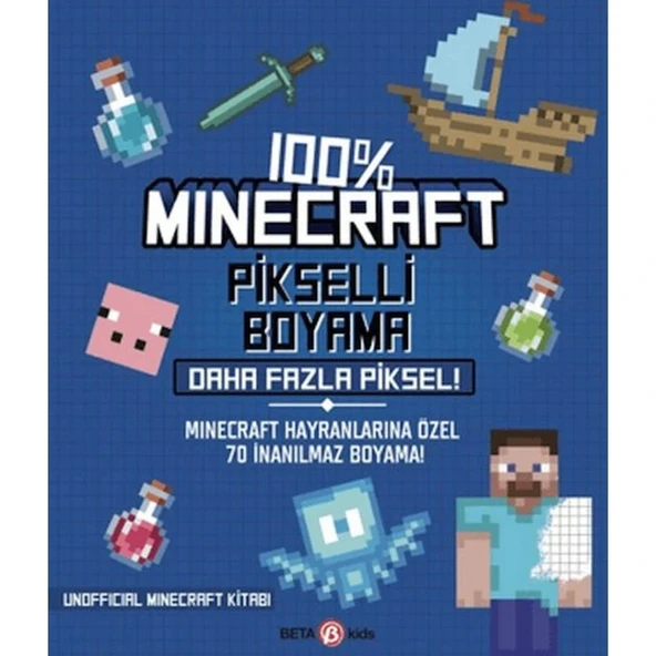 %100 Mınecraft Pikselli Boyama Daha Fazla Piksel ürün görseli 1