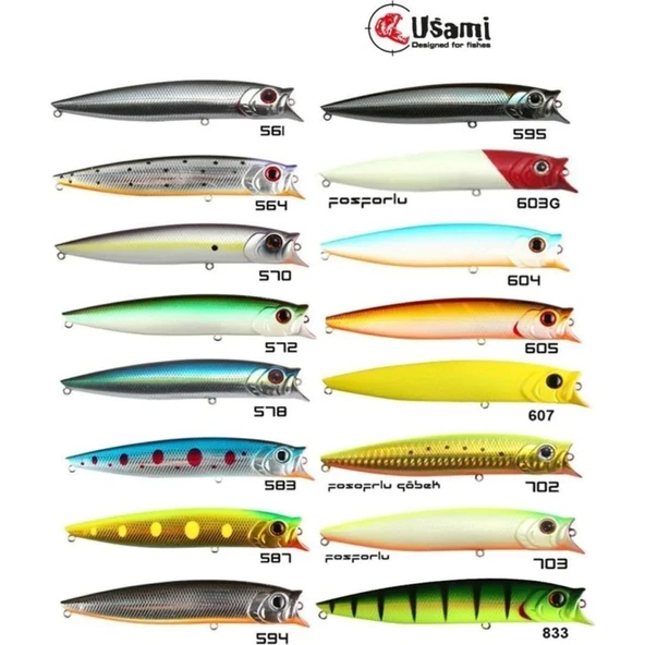Usami Combo Pop 120F 18.5 G Maket Balık no 595 ürün görseli 1