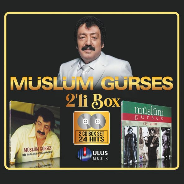 MÜSLÜM GÜRSES - BİZ BABADAN BÖYLE GÖRDÜK & VAY CANIM (2 CD) ürün görseli 1