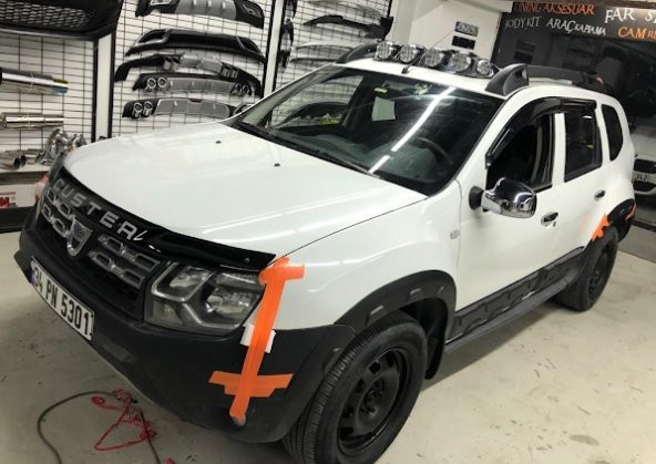Dacia Duster 1 Damalı Çamurluk Dodik Seti 8 Parça - Resim 3